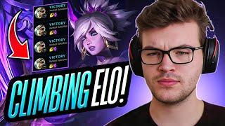 Full day of CLIMBING ELO with Riven!