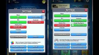 how to link Clash royale from android to ios