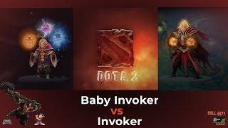 Baby invoker vs Invoker  Dota 2