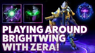 Zeratul MotN - PLAYING AROUND BRIGHTWING WITH ZERA! - Grandmaster Storm League