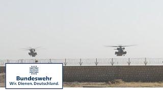 Bundeswehrsoldaten beraten die afghanische Armee in Kunduz