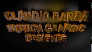 Claudio Barba Motion Graphic Designer Intro