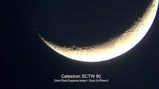 Celestron SCTW 80 Moon 17 3 2021