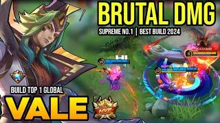 VALE BEST BUILD 2025 | BUILD TOP 1 GLOBAL VALE GAMEPLAY | MOBILE LEGENDS