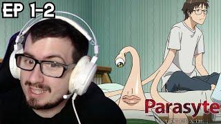 THIS IS GONNA BE FUN! PARASYTE EPISODES 1-2 REACTION!