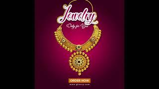 Animated Social Media post (Gold jewelry)