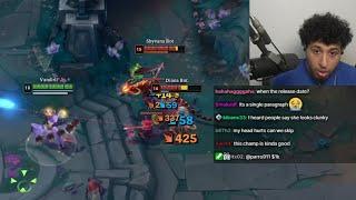 humzh reacts to new league adc champion (Yunara - Abilities + Gameplay + Tooltips)