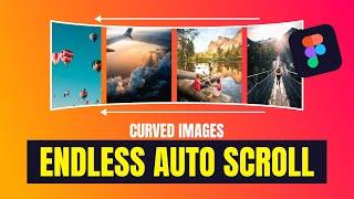 How to Create Endless Auto-Scrolling Animation in Figma (Curvy Carousel)