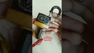 Caterpillar Excavator Padlock #lock #security #usa #caterpillar #america #excavator #illinois