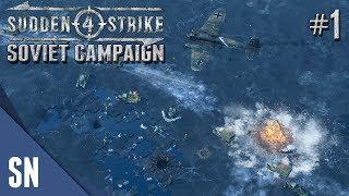 Battle #1: Siege of Leningrad! - Sudden Strike 4 - Soviet Campaign Gameplay