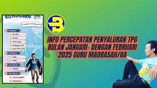 INFO PERCEPATAN PENYALURAN TPG