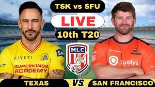 MLC Live Texas Super Kings vs San Francisco Unicorns | SFU vs TSK Live 10th Match MLC 2025