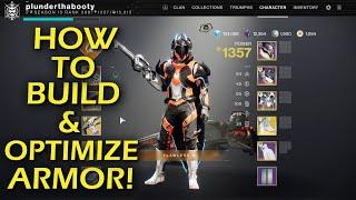 HOW to BUILD & OPTIMIZE all your ARMOR In Destiny 2 [Build Guide]