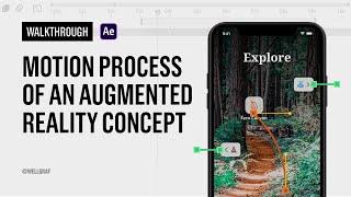 Walkthrough - Animation Process of an Augmented Reality Concept [After Effects]