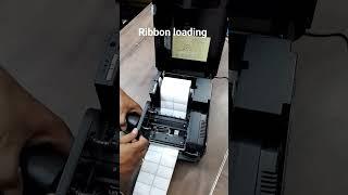 TSC TTP 244 PRO Ribbon setting.