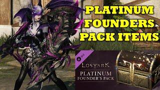 Lost Ark Platinum Founder Pack Opening Items