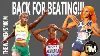 Elaine Thompson-Herah VS Sha'Carri Richardson In 100M|Luzern Athletics Meet 2022 |USA VS Jamaica|DTM