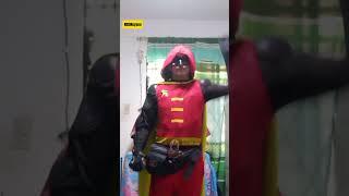 Transforming outfit using trending walk dance #funny #viralvideo #robinsyano