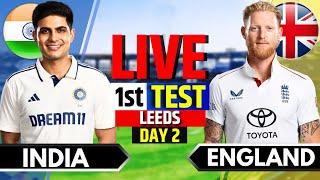 India vs England, 1st Test, Day 2 | Live Cricket Match Today | IND vs ENG Live | 3rd Session