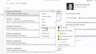 Office 365 Outlook: Assign Multiple Categories