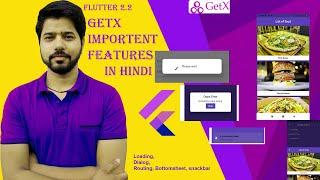 Flutter GetX Tutorial | Routing, Loading | Send Data Between Screens , Dialogs , BottomSheet, more.