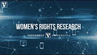 Inside the Data Science Institute: Women’s Rights Research