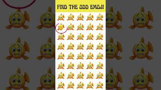 "Can You Find the Odd Emoji? Test Your Attention to Detail! " #emoji