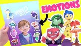 Disney Inside Out 2 Movie Activity Book with Stickers! Character Dolls