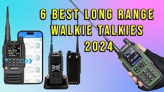 Top 6: Best Long Range Walkie Talkies (2024) | Walkie Talkie Review