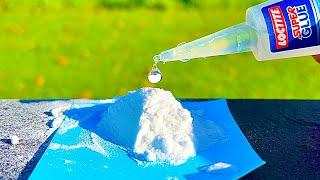 Super Glue and Baking soda ! Pour Glue on Baking soda and Amaze With Results