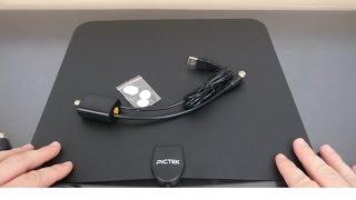 Pictek TV Antenna 50 Mile Range REVIEW | FREE HD TV