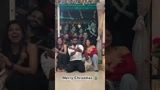 #merrychristmas from sakstin and fam @sakshishrivas @justinDcruz8 #ytshorts