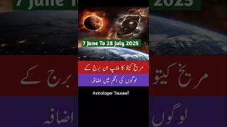 Zodiac signs Mars ketu conjunction in leo 2025 , astrology , astrologer tauseef #shorts #astrology