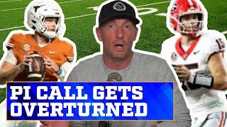 Texas Longhorns: Was the overturned PI call a bad call? | Joel Klatt Show