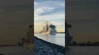 I Spotted the MSC Seashore leaving Cape Canaveral! Awesome Ship