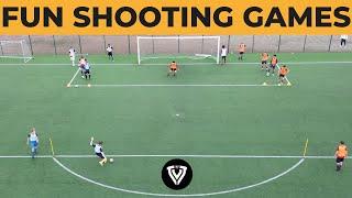 3 Fun Shooting Games | Football - Soccer Exercises | U13 - U14 - U15 - U16