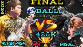 Anton Raga "The Dragon"  Miguel Cagayan.. Final..R9.. Open 10Ball Tournament.. Bacolod City