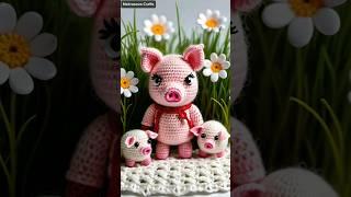  CROCHET PIG IDEAS  ВЯЗАНЫЕ КРЮЧКОМ СВИНКИ #shorts #crochet #amigurumi