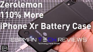 Extend your iPhone Xr Battery by 110% with the ZeroLemon Battery Case