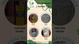 Poonam's herbal & harmony #rates #list #natural #chemical  free # Products
