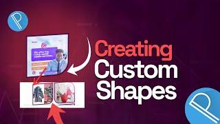 How to EASILY create custom shapes in PIXELLAB like a pro in minutes, using SHAPES