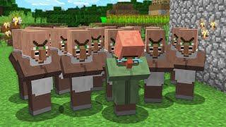 ПОЧЕМУ ЭТОГО ЖИТЕЛЯ ОБИЖАЮТ В МАЙНКРАФТ 100% троллинг ловушка minecraft