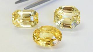 Beautiful Pukhraj Stone | Fine Quality Yellow Sapphire In Wholesale Price