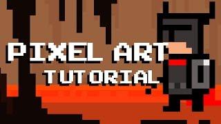 How create Pixel Art For Games - Tutorial - 8Bit Graphic Design #2