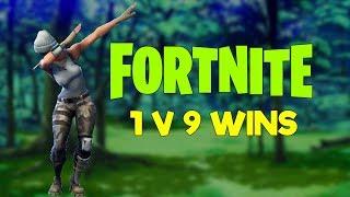 1 VS 9 WIN | Fortnite Funny Moments