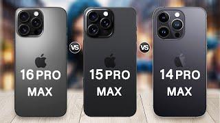 IPHONE 16 Pro Max VS iPhone 15 Pro Max VS iPhone 14 Pro Max Which ONE is BEST?