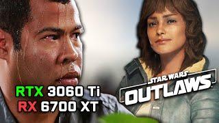 Star Wars Outlaws | RTX 3060 Ti | RX 6700 XT | Frame Gen to the Rescue | Ryzen 7 7700X | Benchmark