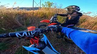 He couldn’t believe THIS! | KTM 125 x KTM 250