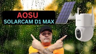 AOSU SOLARCAM D1 MAX SECURITY CAMERA AMAZING RESOLUTION  FULL REVIEW