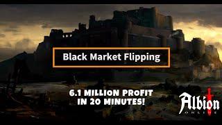 Black Market Flipping - 6.1 million profit in 20 minutes